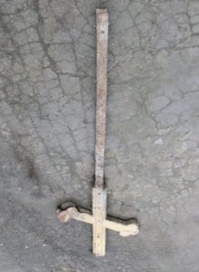 Старый купольный крест