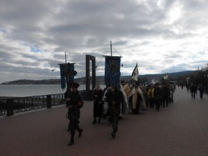 Крестный ход в Феодосии  в память "Русского исхода" 2013г
